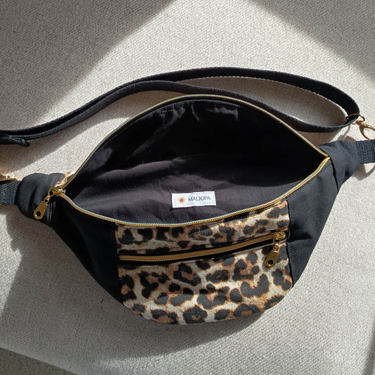 Gürteltasche mit Leopardenmuster