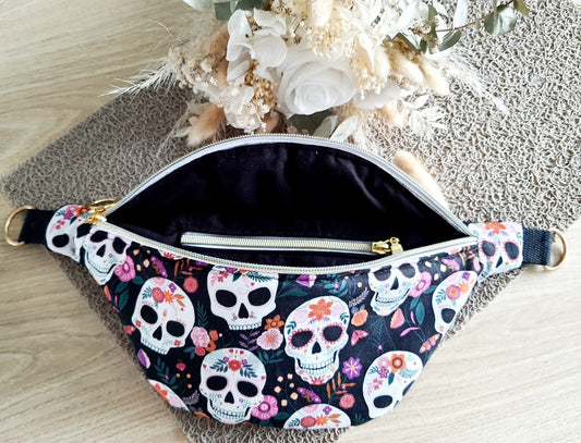 Sac banane tête de mort