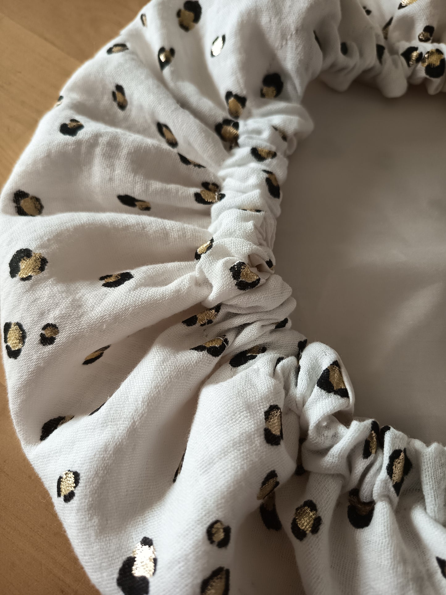 Bonnet de soin satin léopard